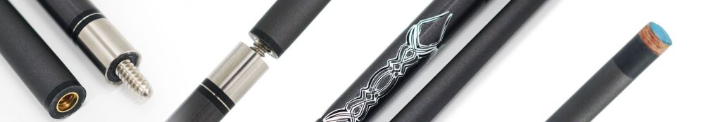 Кий Startbilliards Пул Карбон серый 2РС 145 см.