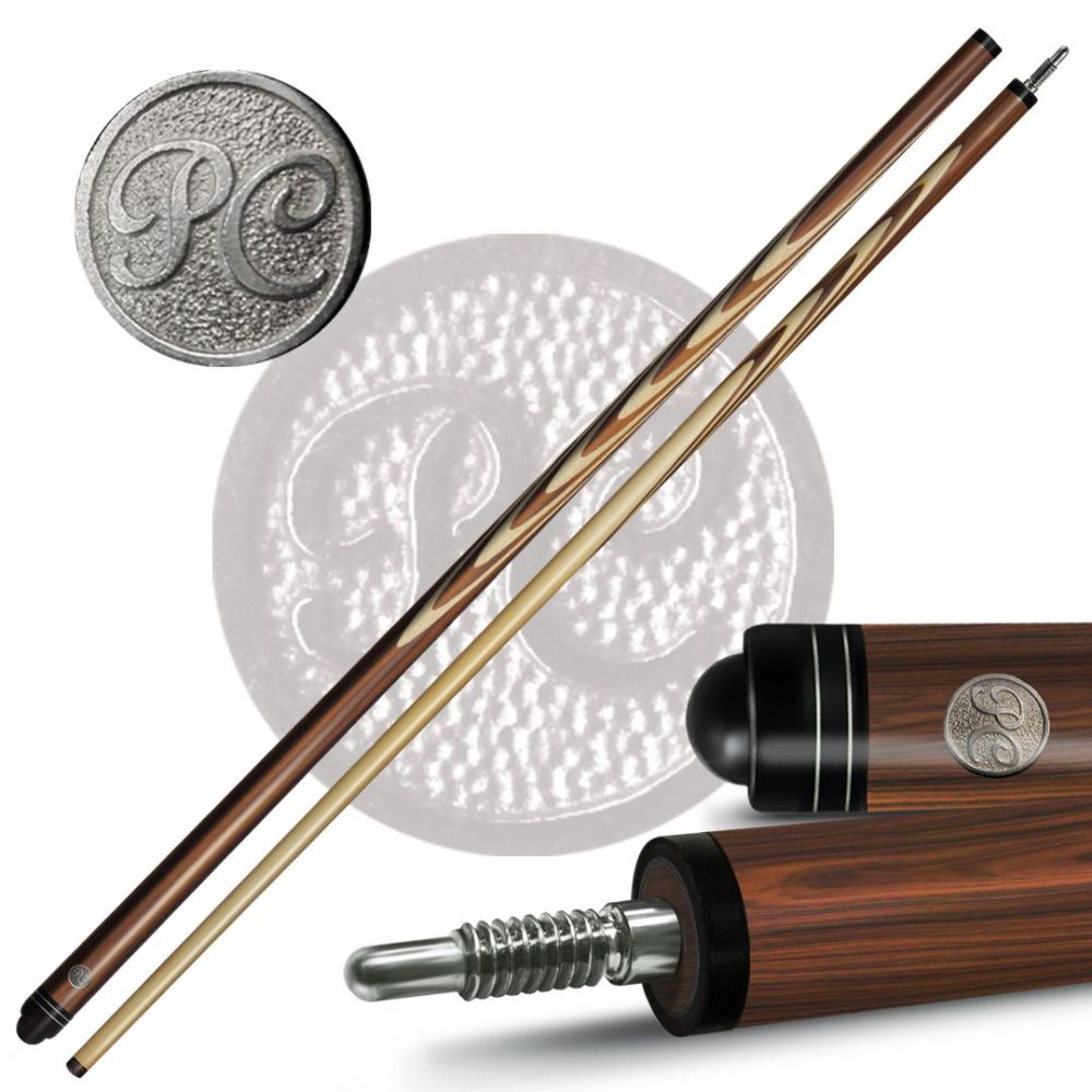 10-7-Р Кий "Классик 17-запильный" 2 РС, палисандр/граб(РС)