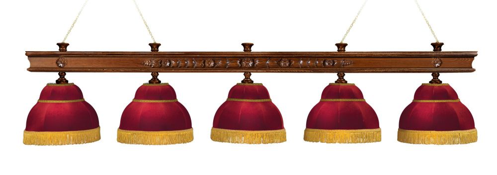 Лампа "Ампир" 5пл. ясень / клён