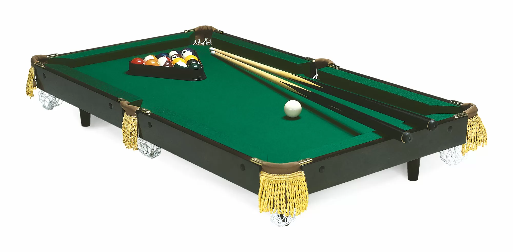 Настольный 900 х 520 х 65 мм Пул Сукно - Euro Pro 50 Yellow green ЛДСП