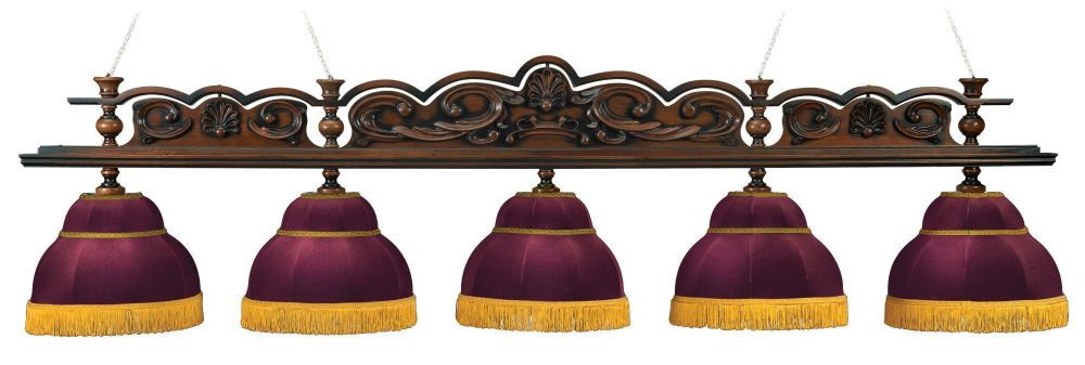 Лампа "Ренессанс" 5пл. ясень / клён