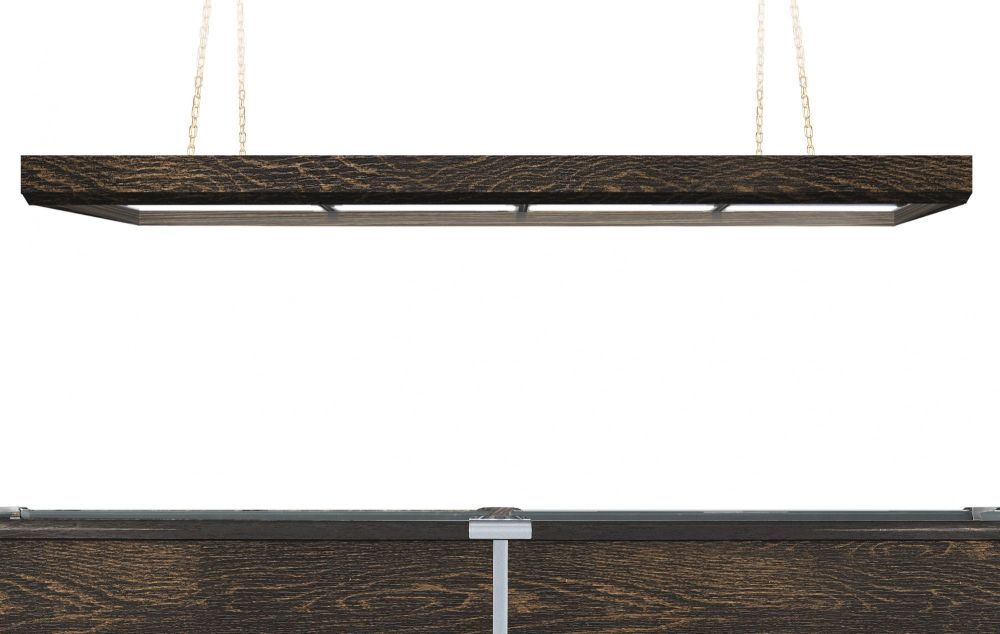 Лампа "Evolution High-tech" 3 секции ПВХ сосна