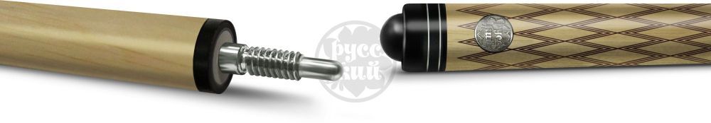 16-5-Р Кий "Орнамент 3-запила" 2 РС, черн.граб/граб(РК)