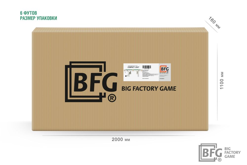 Бильярдный стол BFG Compact Light (Серый)