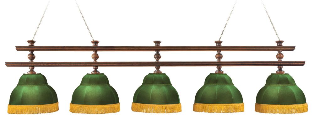 Лампа "Ливерпуль Люкс " 5пл. ясень / клён