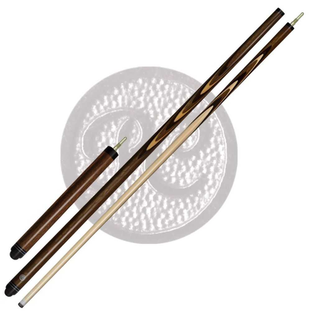 10-10У Кий "Классик 13-запильный с удлинителем" 2 РС, эбен/лайсвуд