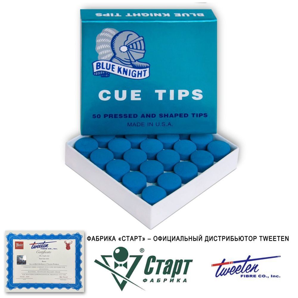 Наклейка Tweeten Blue Knight 13 мм (50 шт)