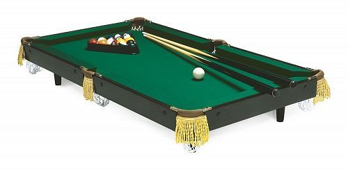 Настольный 900 х 520 х 65 мм Пул Сукно - Euro Pro 50 Yellow green ЛДСП