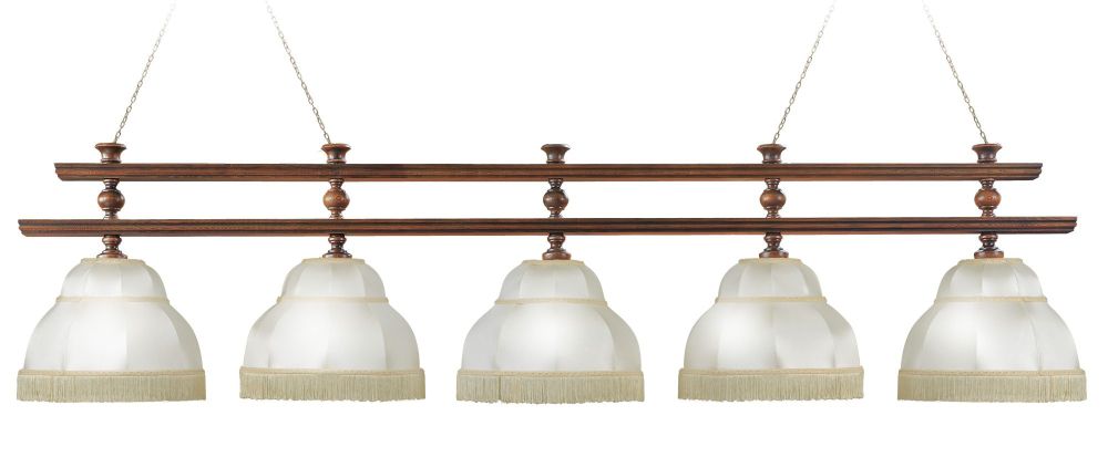 Лампа "Ливерпуль Люкс " 5пл. ясень / клён