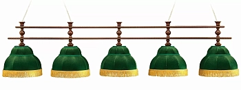 Лампа "Барон-Люкс" 5пл. ясень