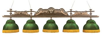 Лампа "Император Голд" 5пл. ясень / клён