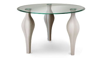 Стол «Фиоре» со стеклянной столешницей