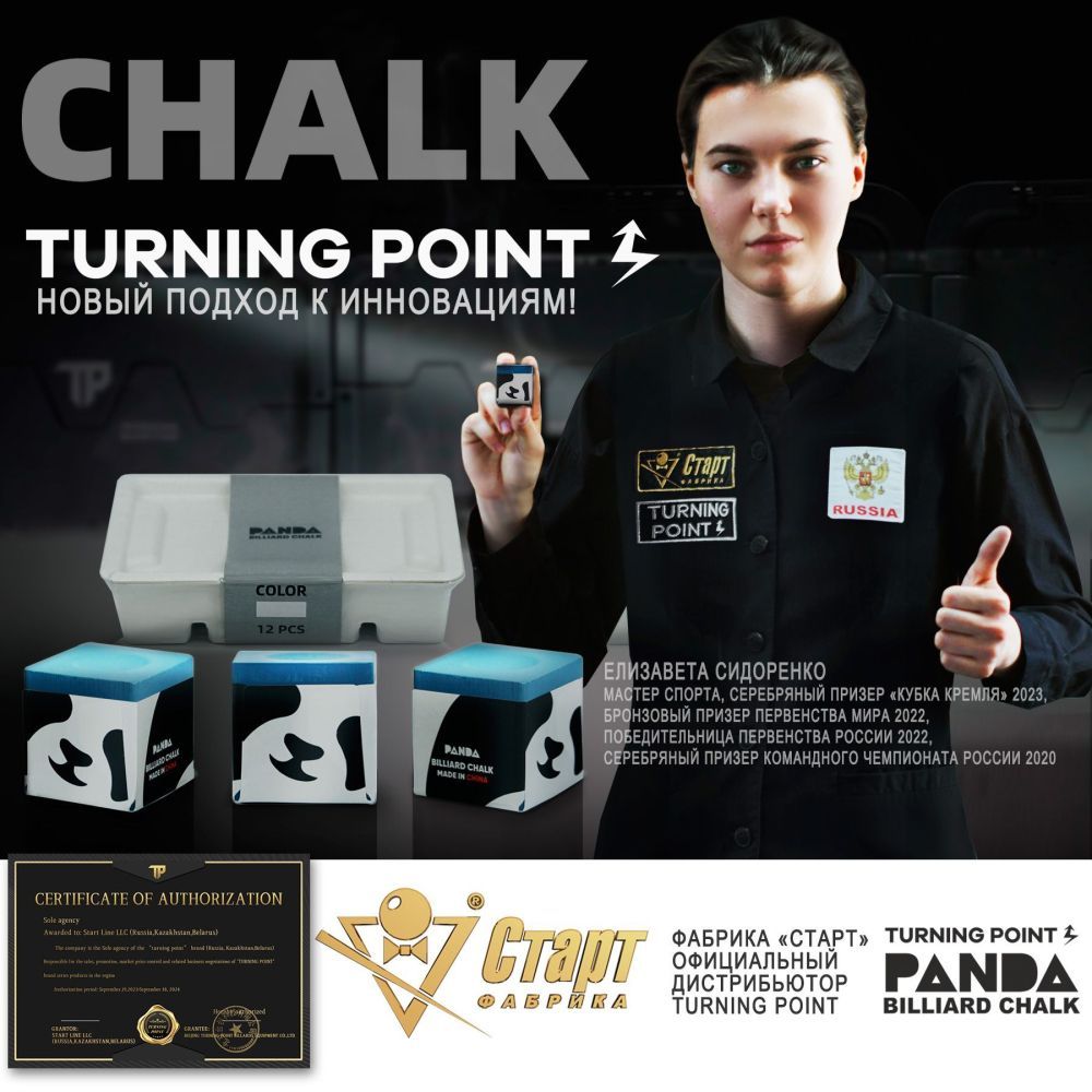 Мел PANDA Синий (12 шт)