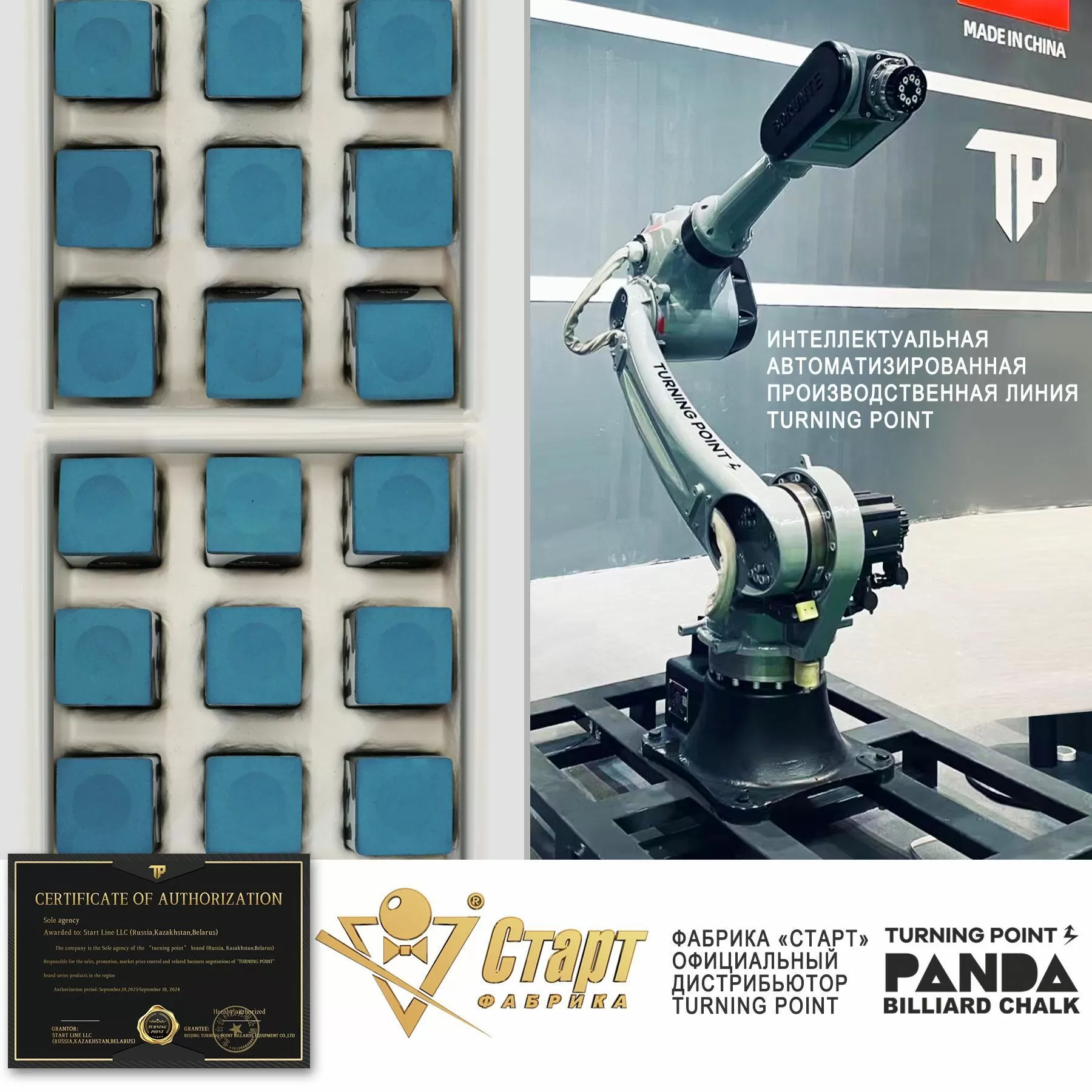 Мел PANDA Синий (1шт)